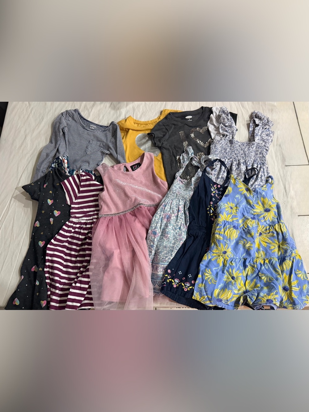 Bundle Navy, Carter's, & Lili 2T-3T Girls Clothing Lot